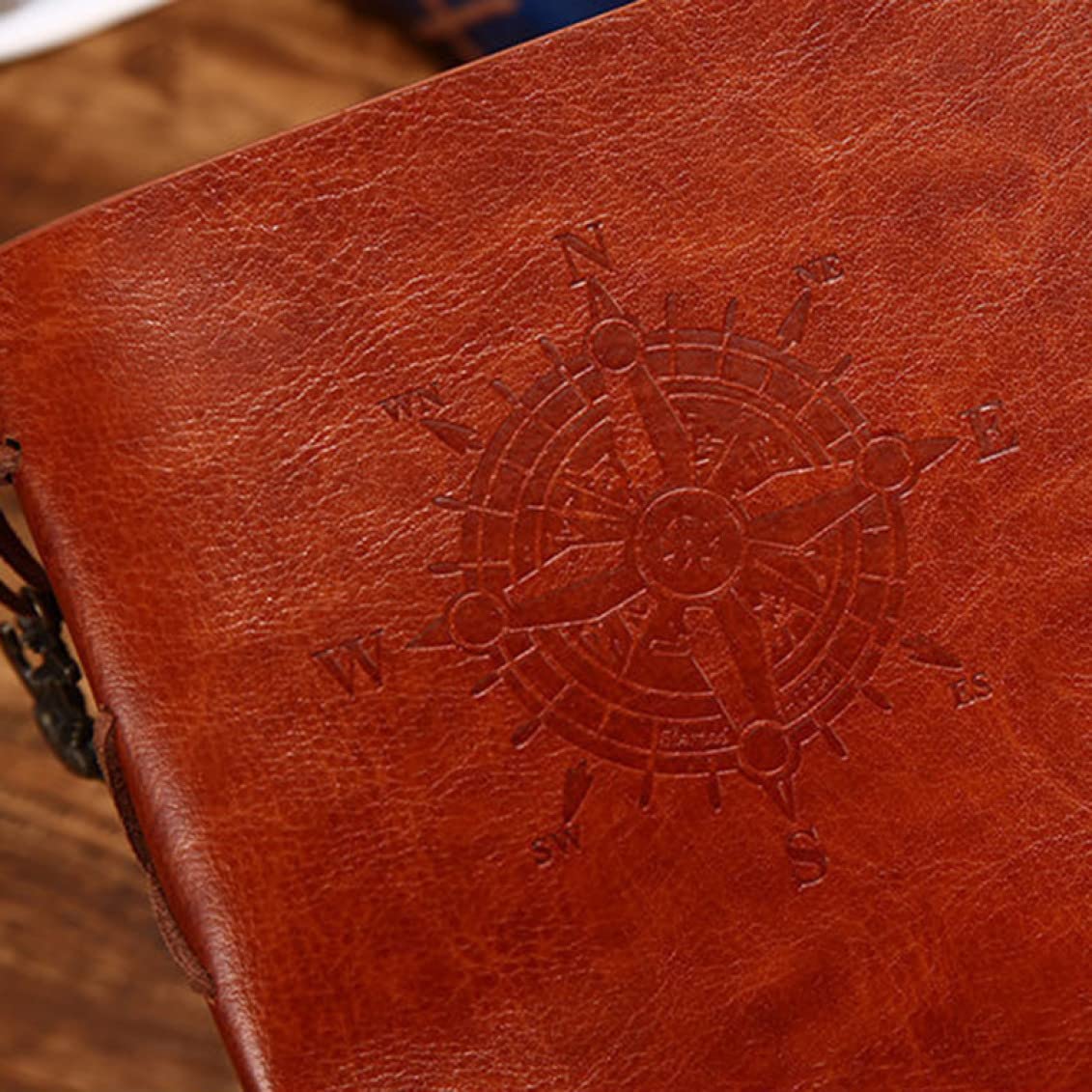 Amazon | QQZSG ビンテージレザーノート ヴィンテージフルグレイン